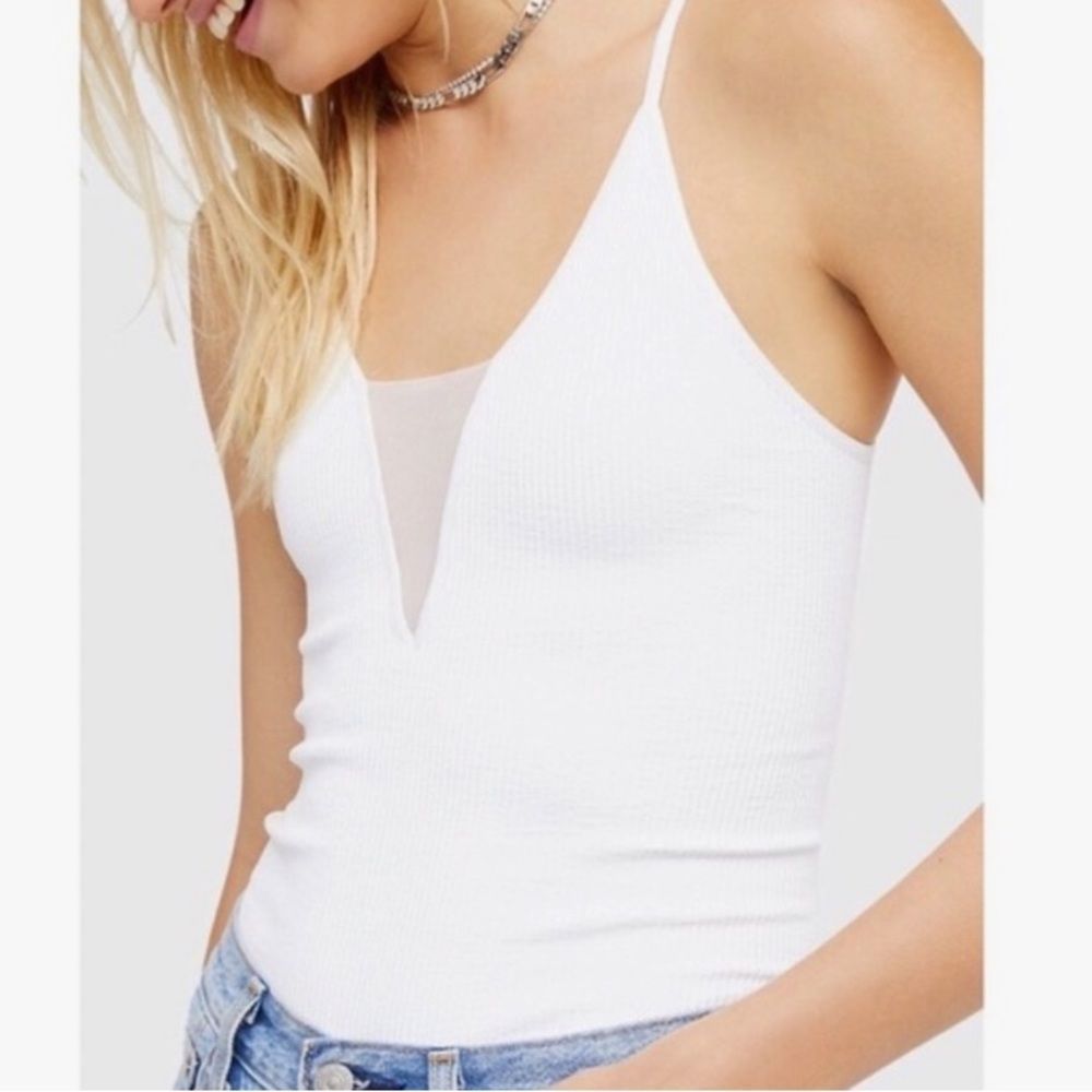 Free People White Tank Top